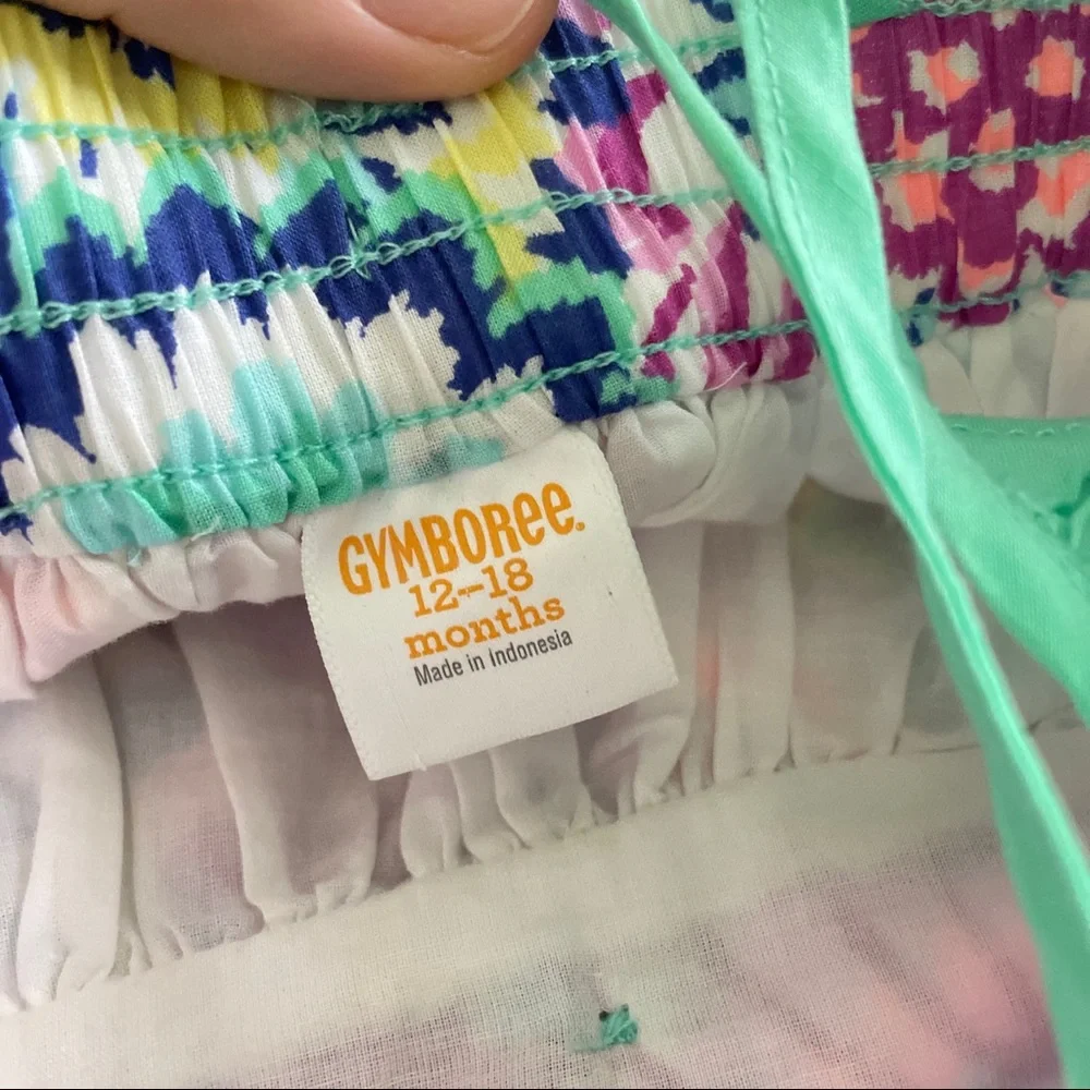 Gymboree Criss Cross Back Strap Woven Dress